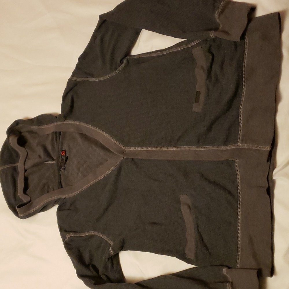Men's G by Guess Hooded Button Up Sweater Medium
